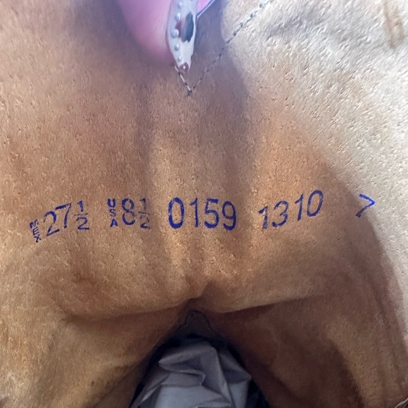 JAR Boots Exotic Print Ostrich Western Boots Brown Leather Men’s Size 8.5 Wmn 10 - Picture 10 of 10